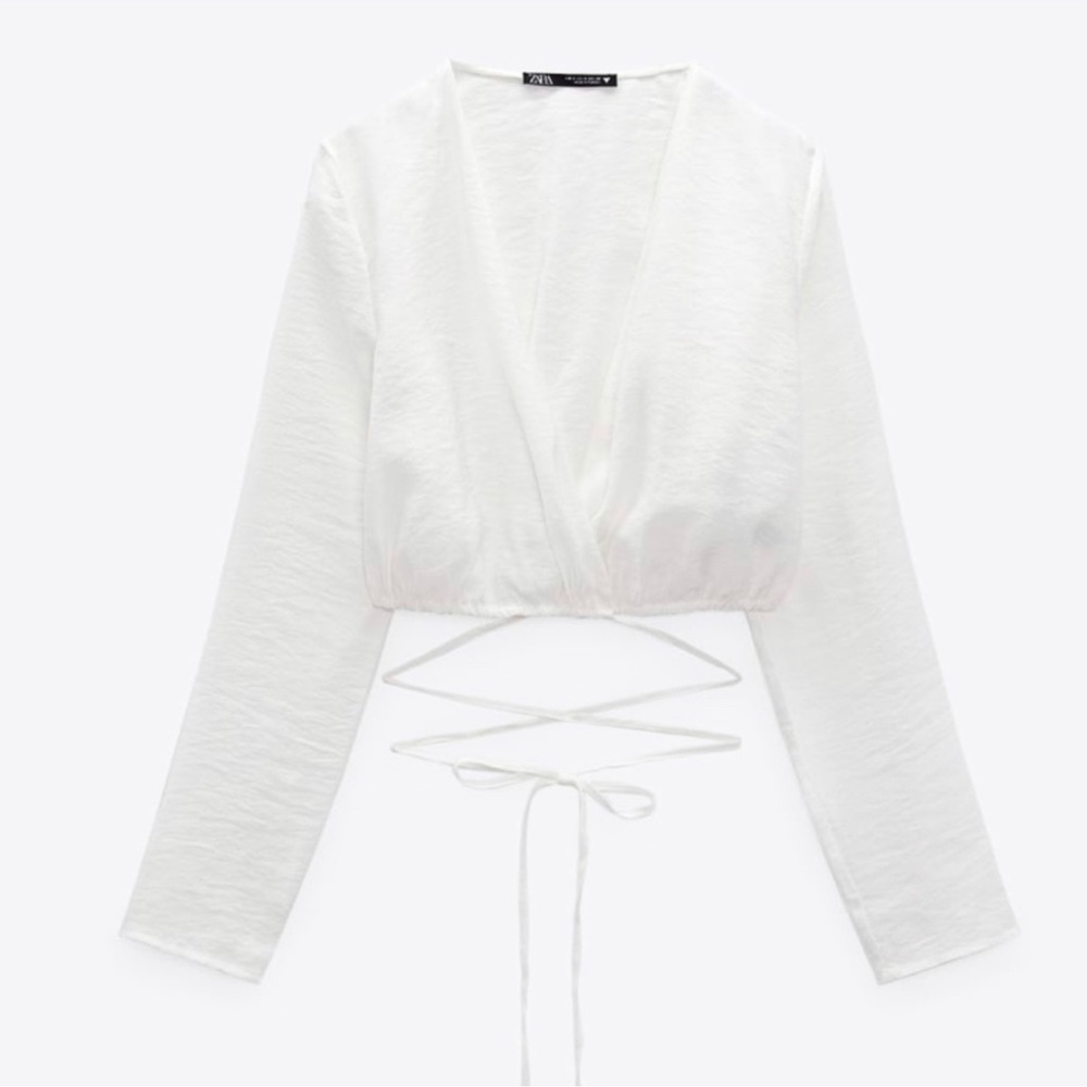 Zara NWT White top Size M